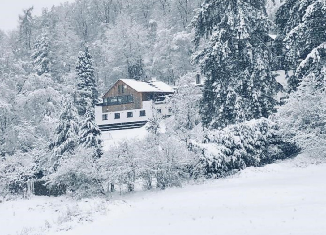 Winter exterior view of Wohnhaus Engenhahn