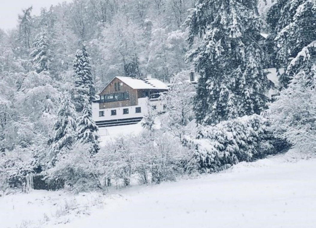 Winter exterior view of Wohnhaus Engenhahn