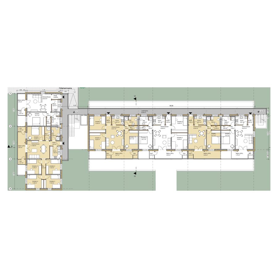 Wohnungsbau Kemel Süd Grundriss
